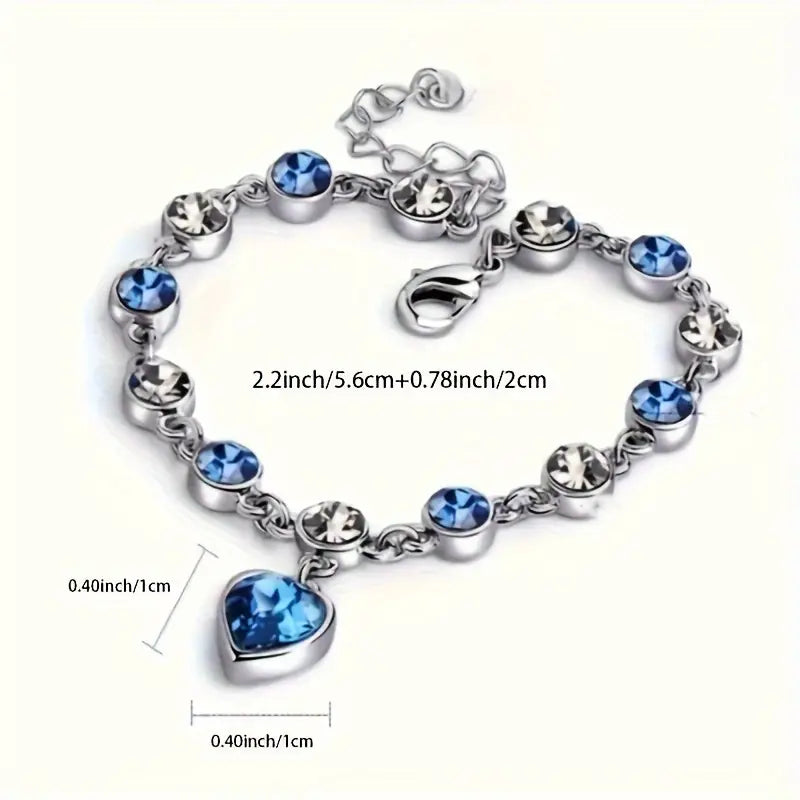 Ocean Heart Bracelet