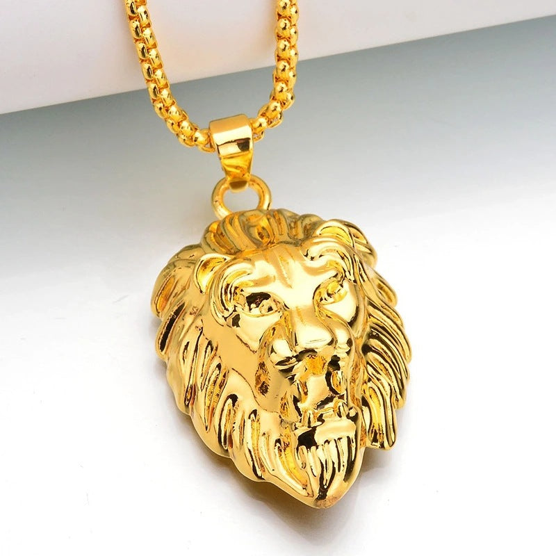 Lion Dominance Pendant Necklace