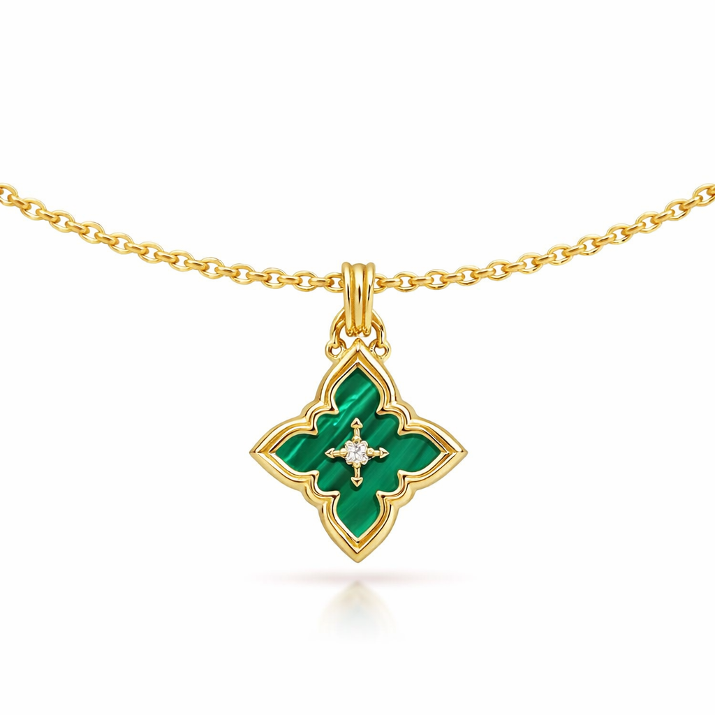 Emerald Pendant Necklace II