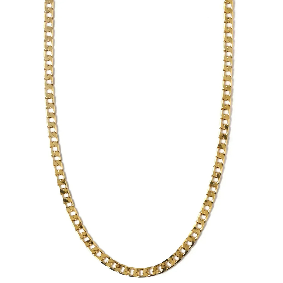 Curb Chain Necklace Flat Links