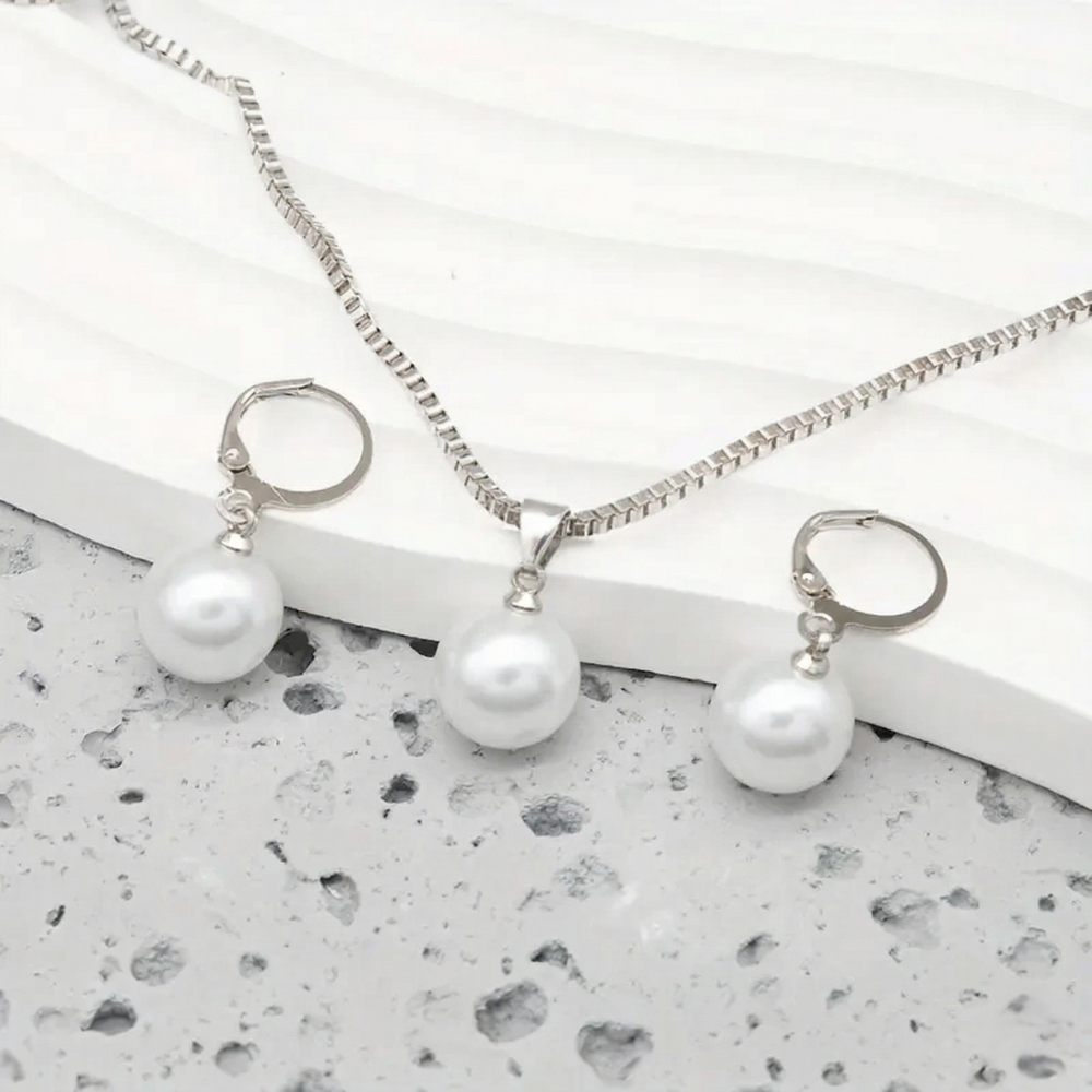 Gold Grace Pearl Jewellery Set
