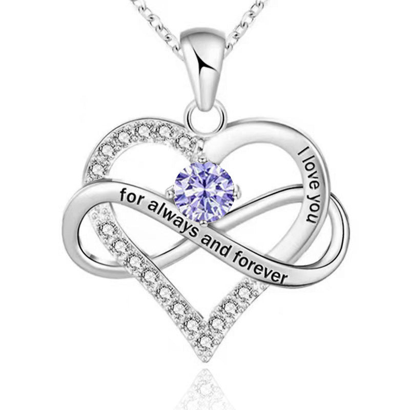 Forever Necklace with Birthstone