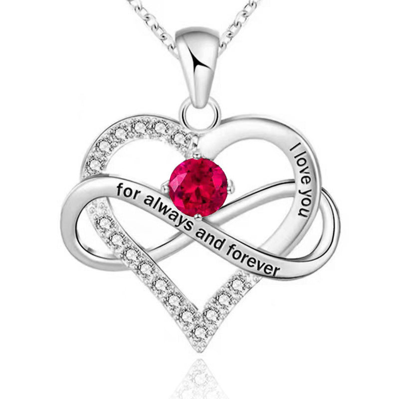 Forever Necklace with Birthstone