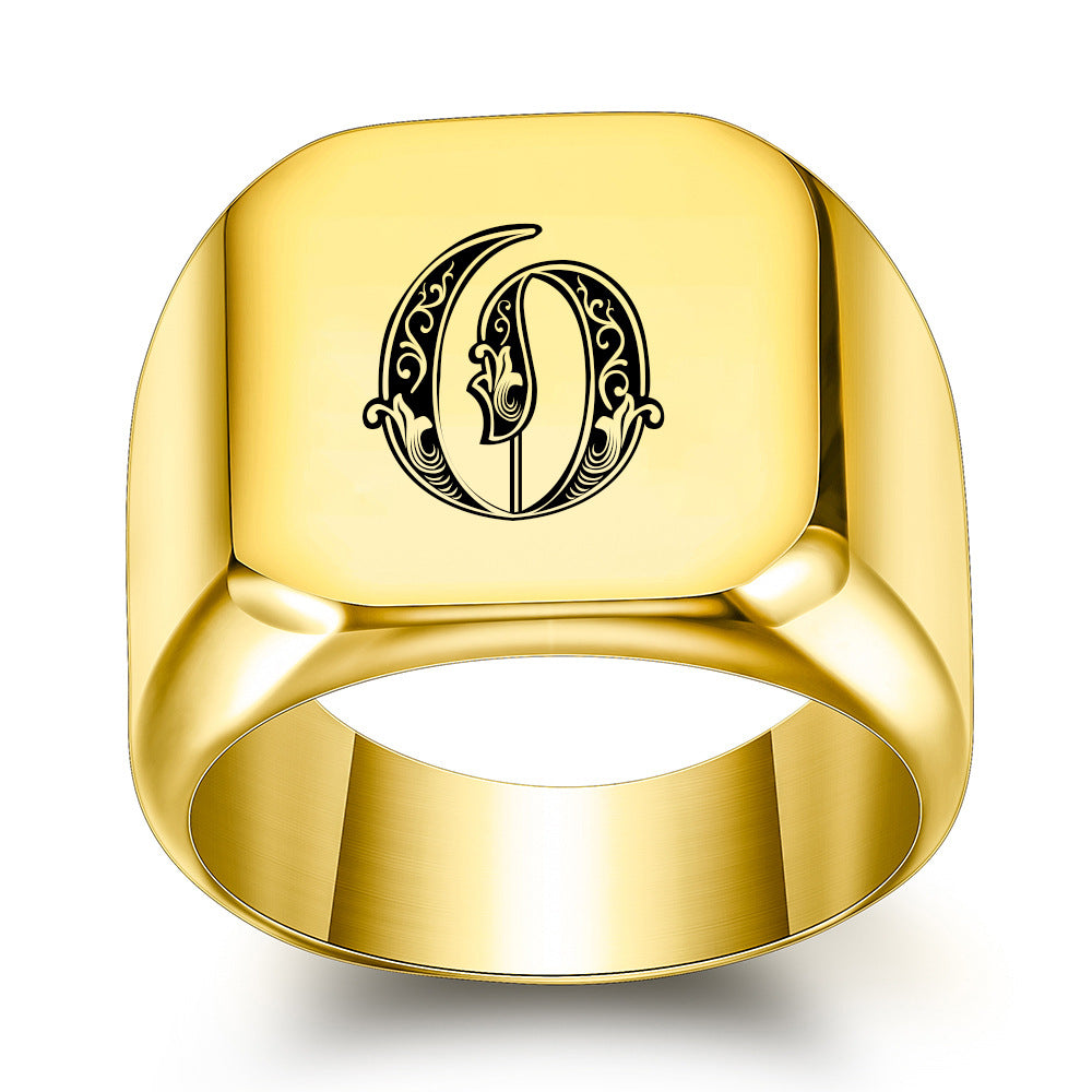 Classic Noble Initial Ring