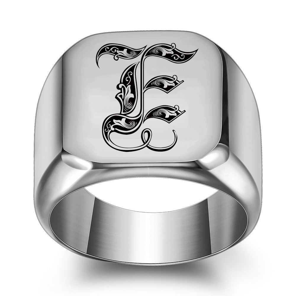 Classic Noble Initial Ring