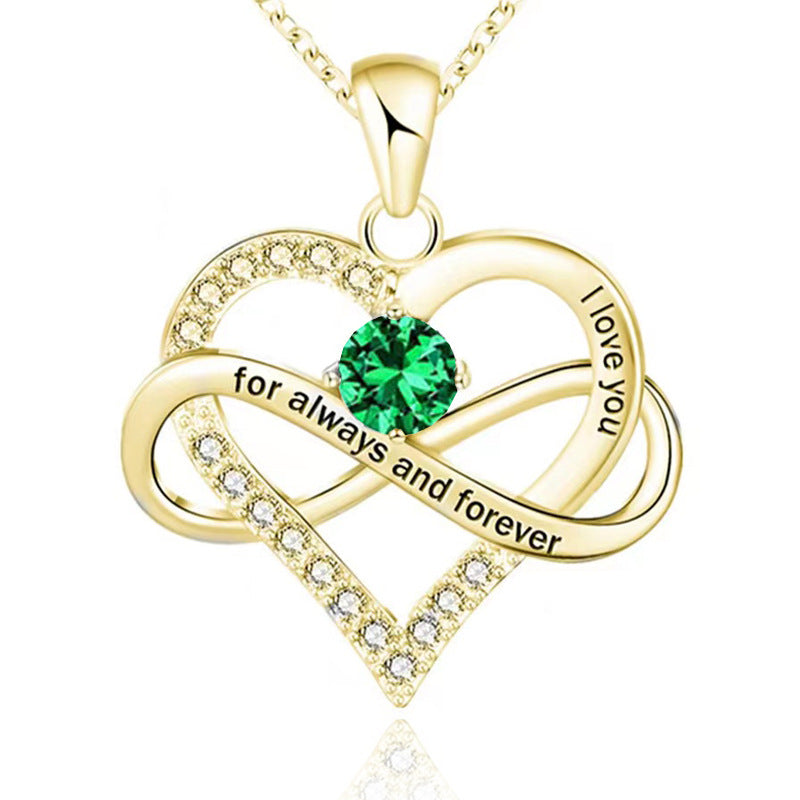 Forever Necklace with Birthstone