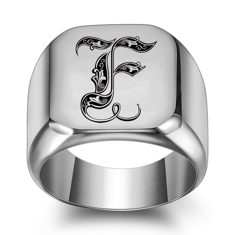Classic Noble Initial Ring