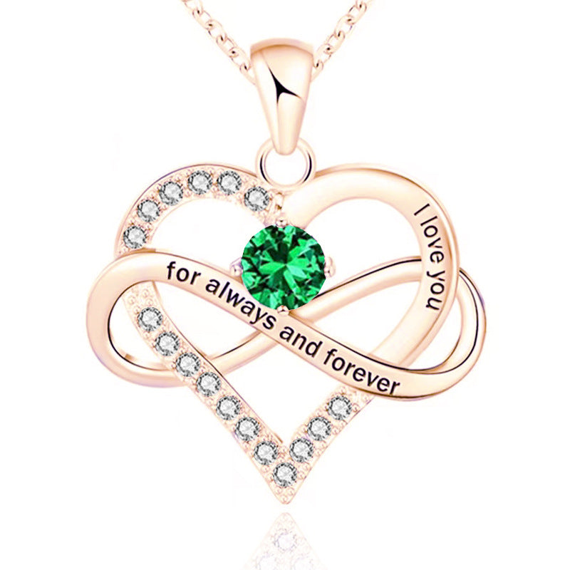 Forever Necklace with Birthstone