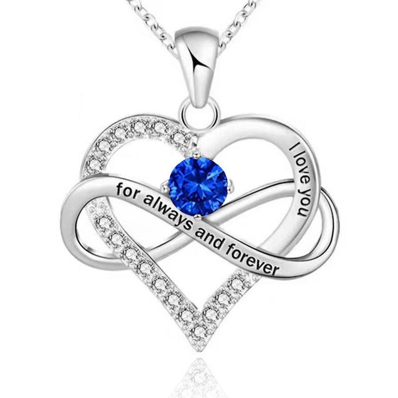 Forever Necklace with Birthstone