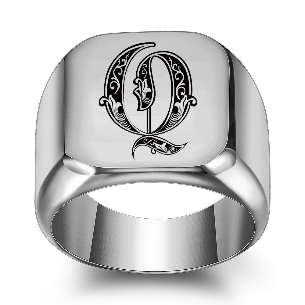 Classic Noble Initial Ring
