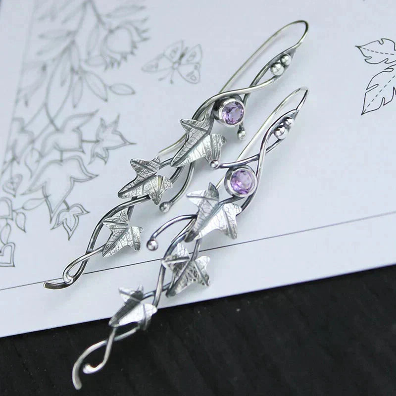 Antique Elf Leaf Earrings
