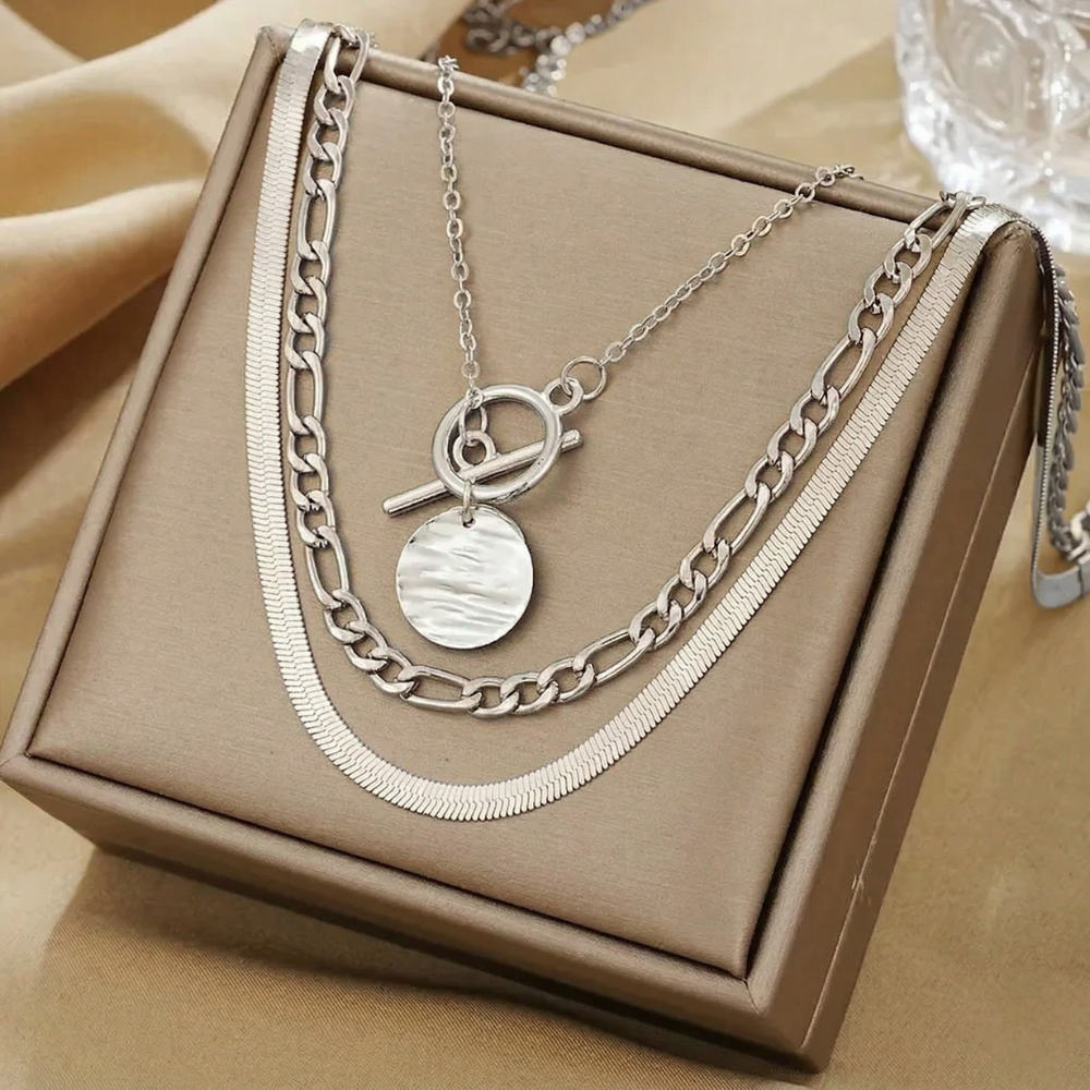 Savira Layered Coin Necklace