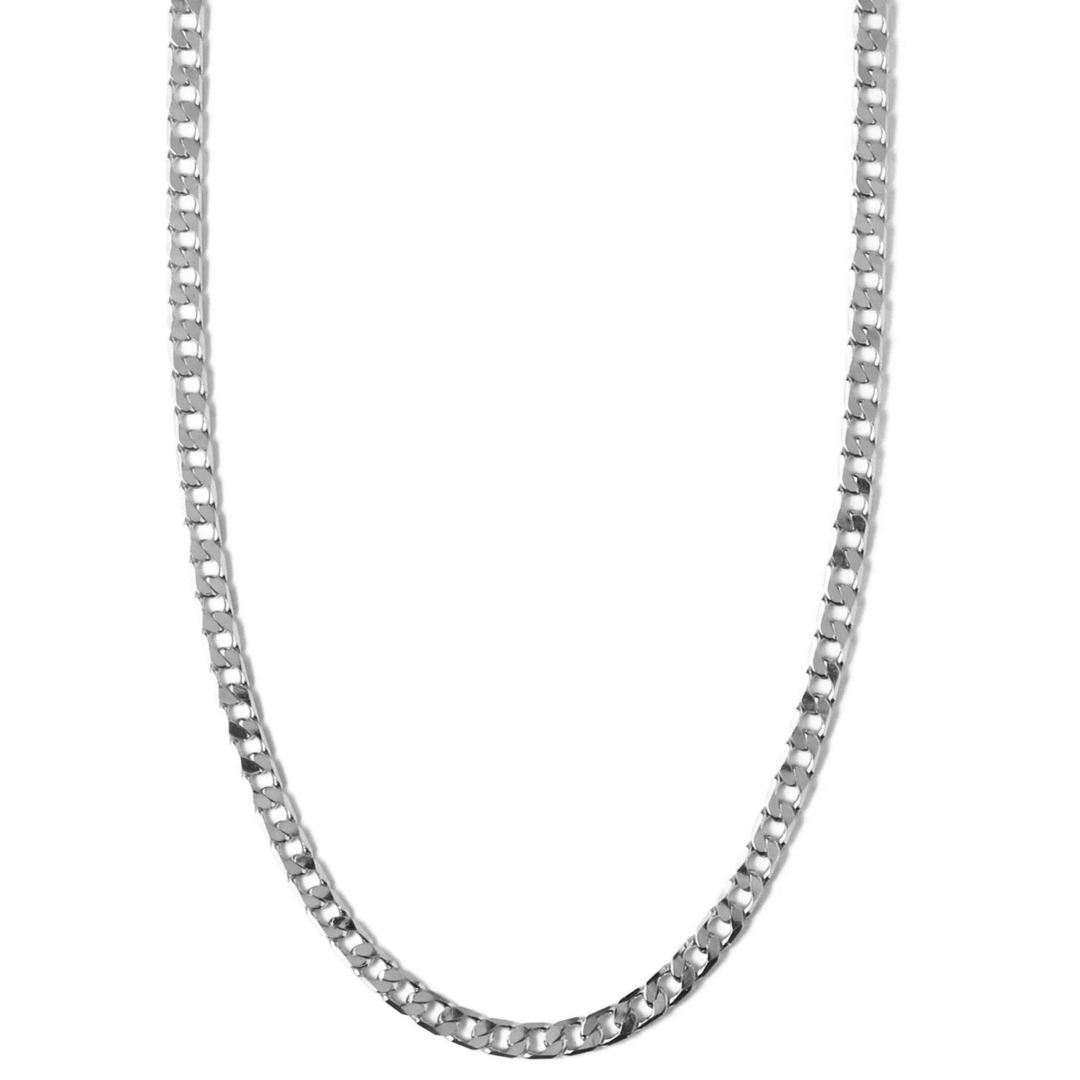 Curb Chain Necklace Flat Links