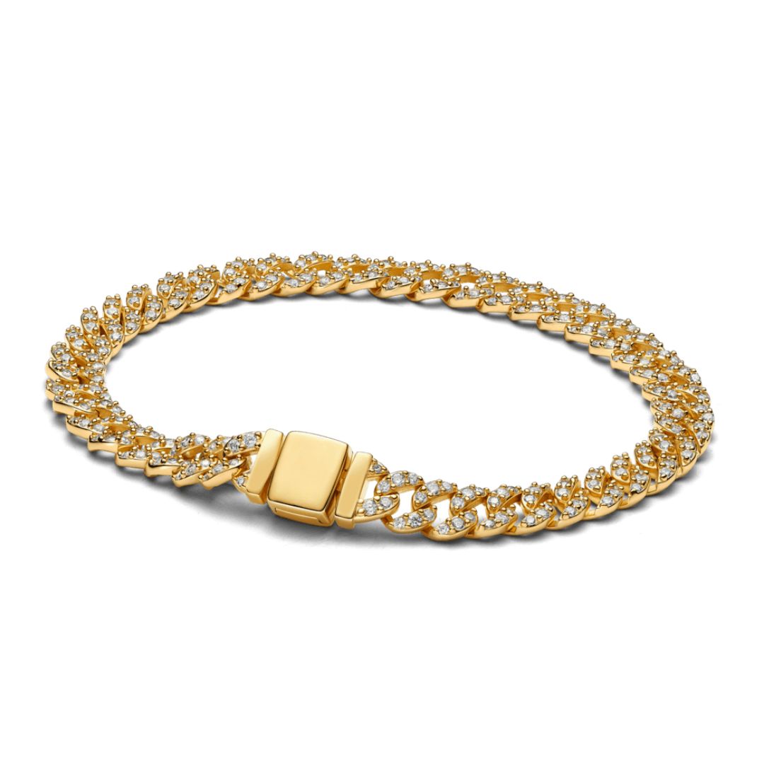Cuban Pavé Bracelet