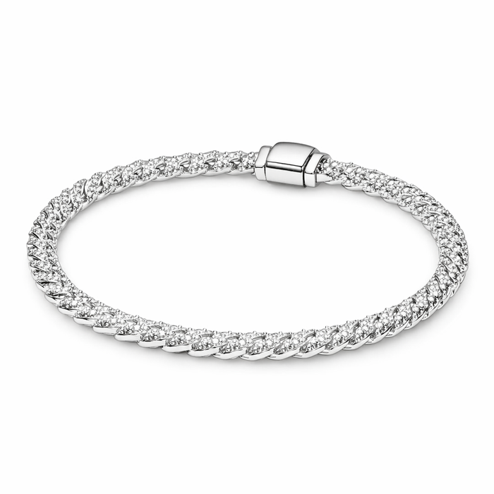 Cuban Pavé Bracelet