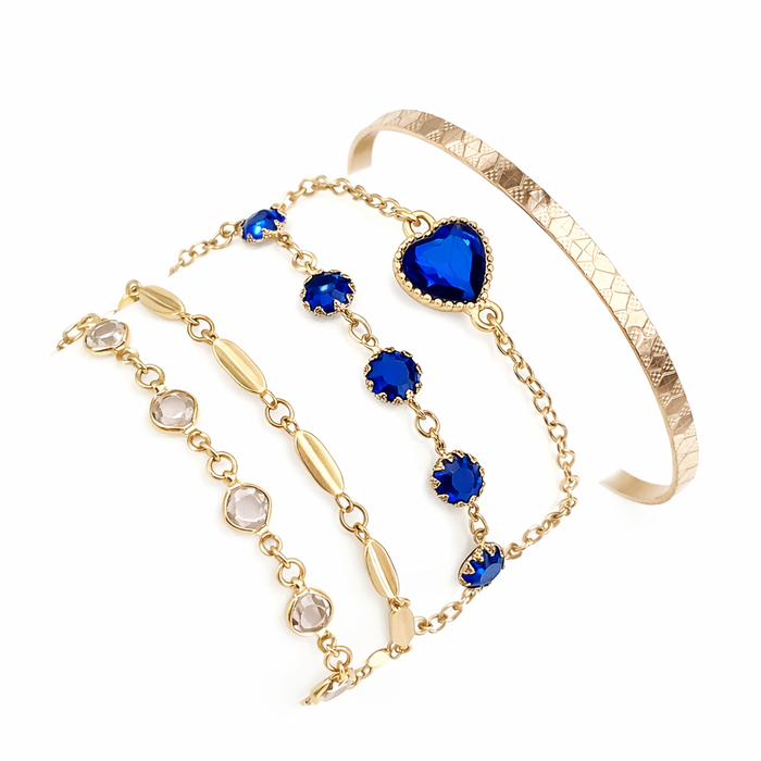 Aveline Northern Blue Bracelet Set
