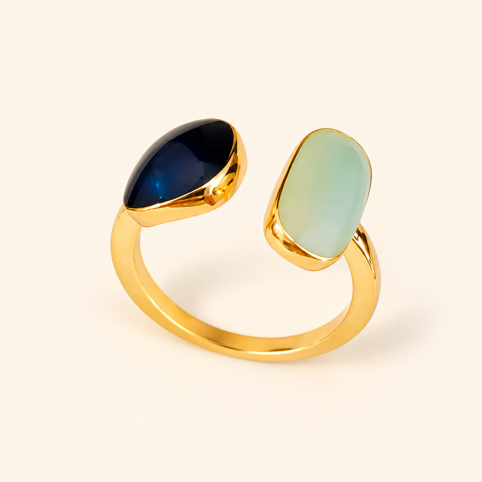Kaelis Twisted Duo Ring