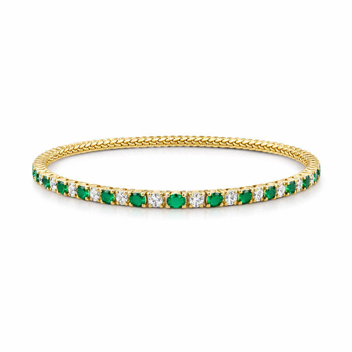 Tennis Bracelet Trio Emeralds
