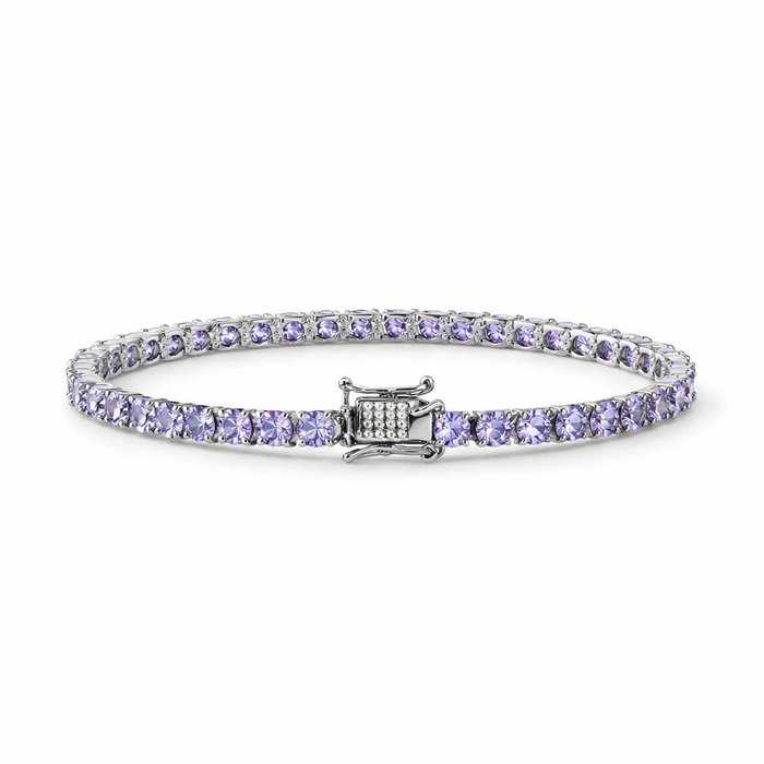 Amethyst Tennis Bracelet
