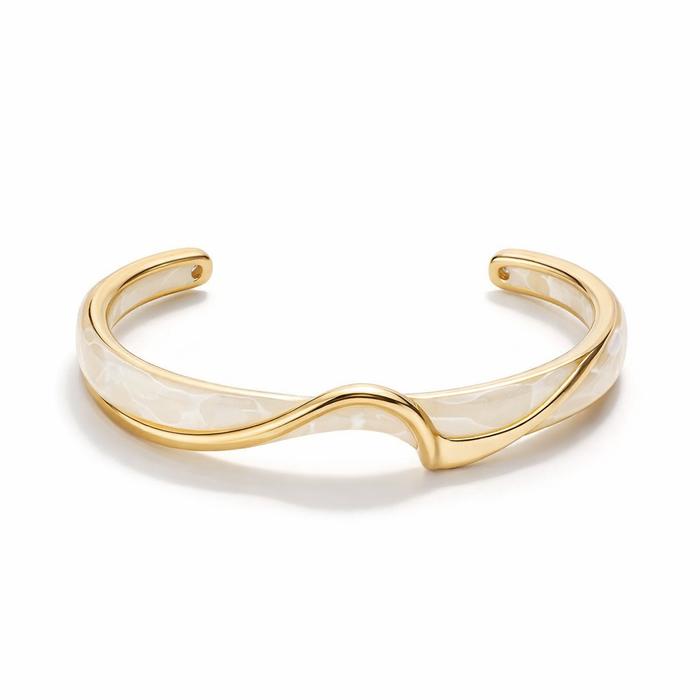 Opal Glow Gold Bracelet