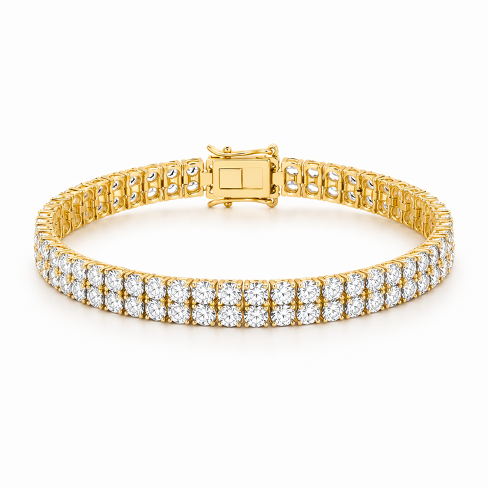 Double Row Tennis Bracelet
