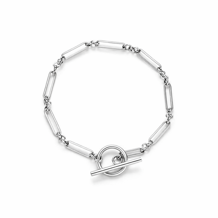 Link Bracelet with T Bar