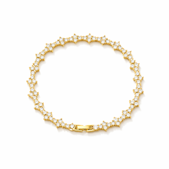 Tennis Bracelet Classic Cluster