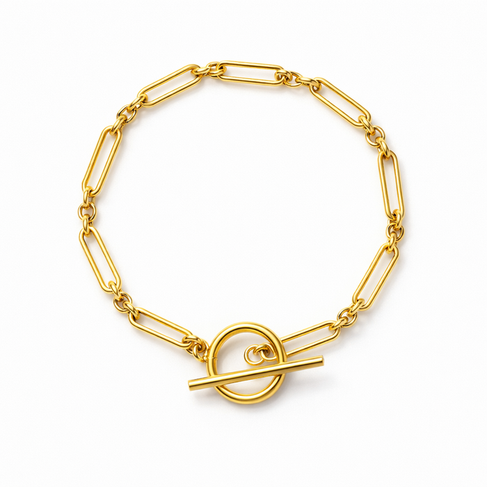 T Bar Link Bracelet