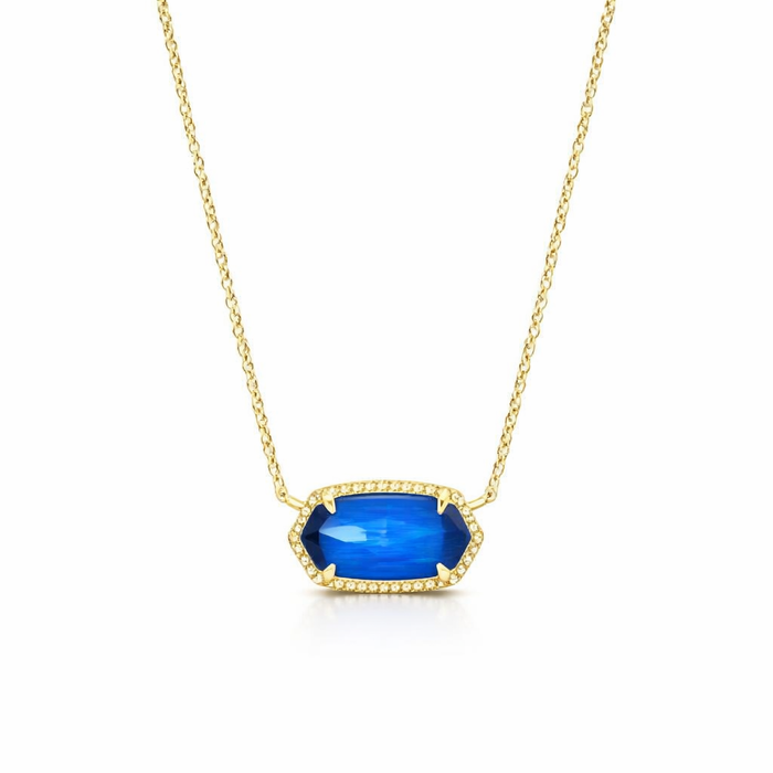 Classic Oval Sapphire Necklace