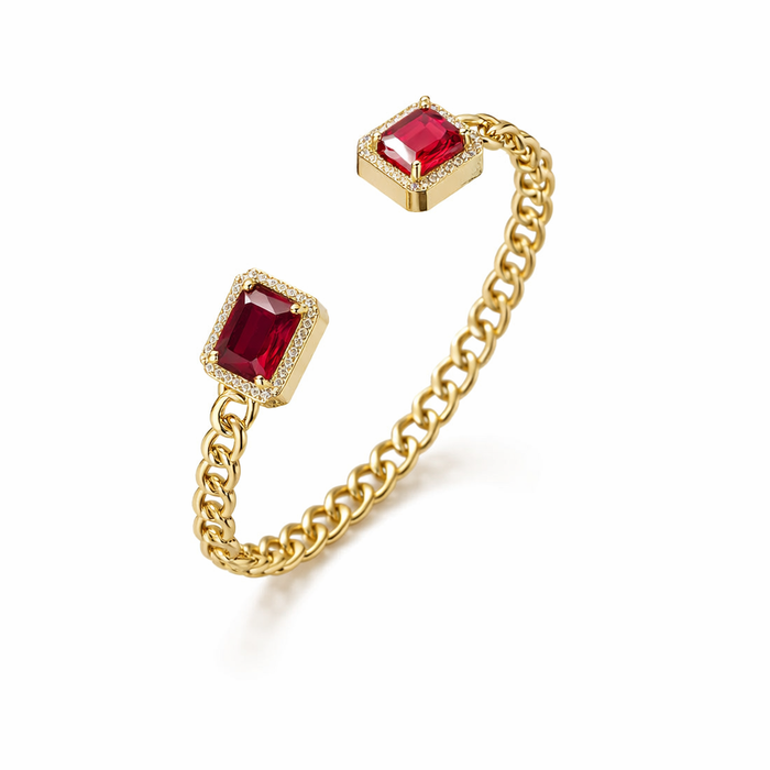 Veloria Open Ruby Bracelet