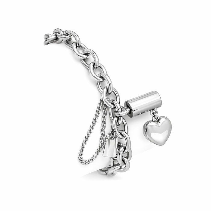 Thick Heart Bracelet