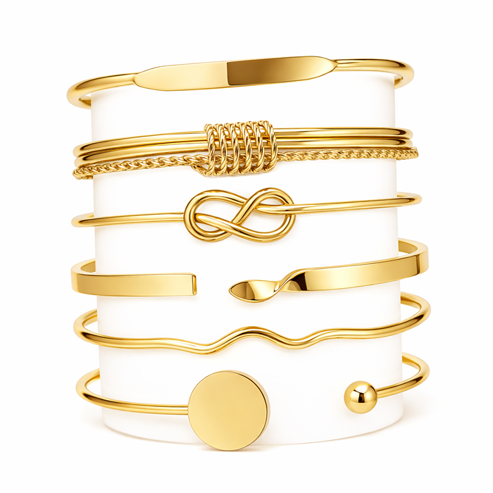 Elegance Knot Bracelet Set