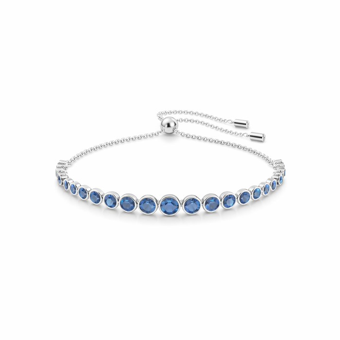 Round Cut Sapphire Tennis Bracelet
