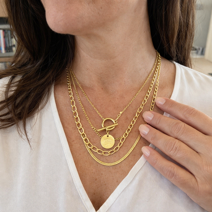 Savira Layered Coin Necklace