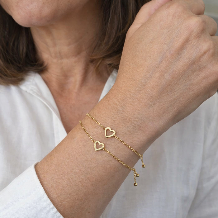 Shiny Heart Bracelets