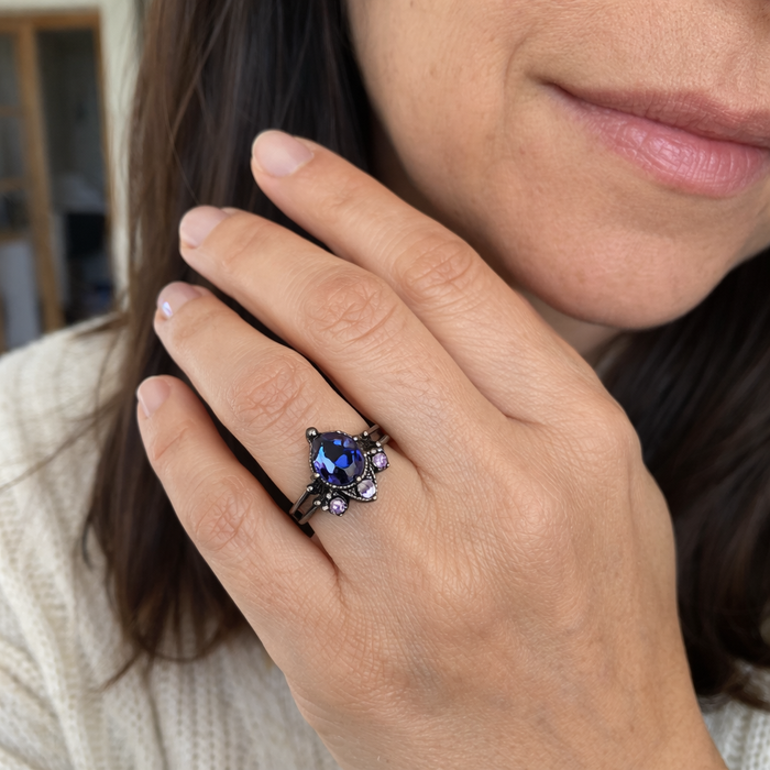 Amethyst Layers Ring