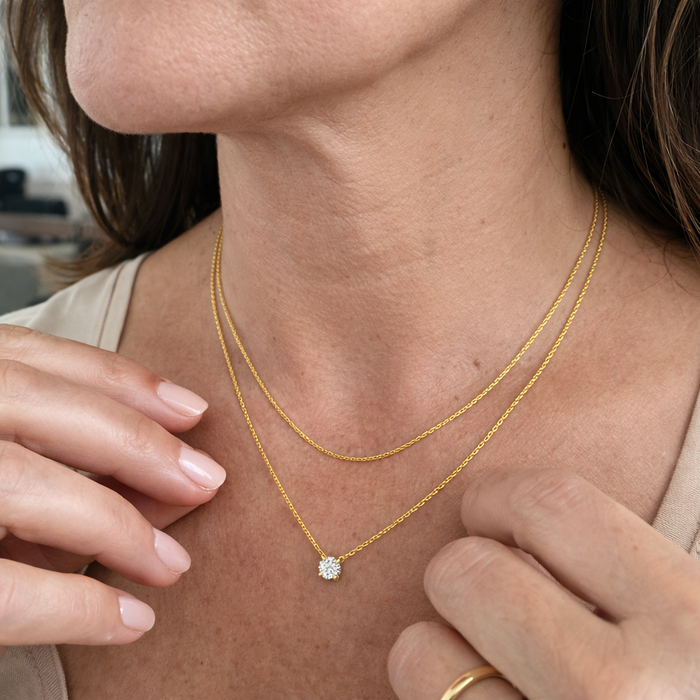 Halo Layered Necklace