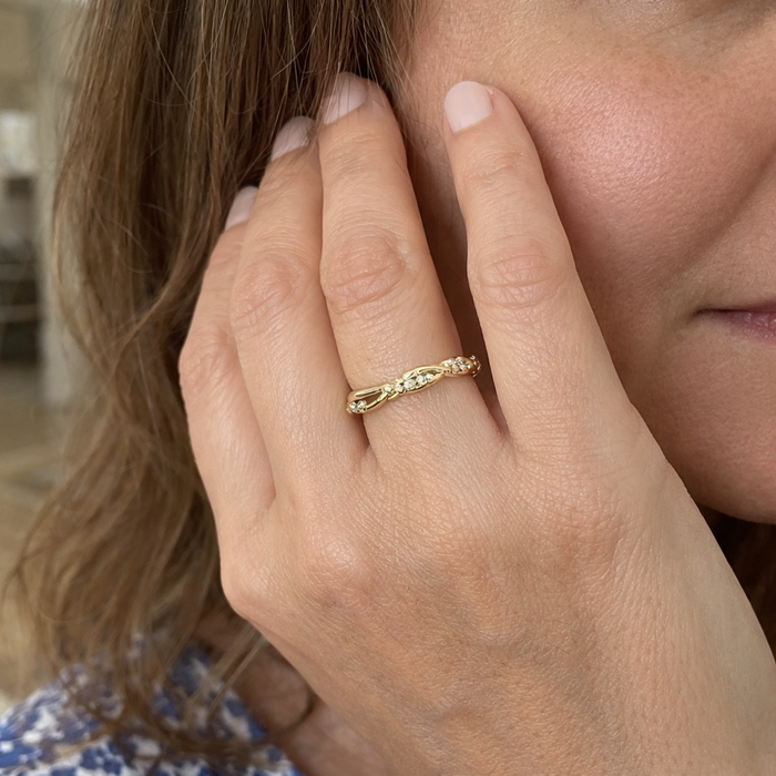 Two Style Detail Ring