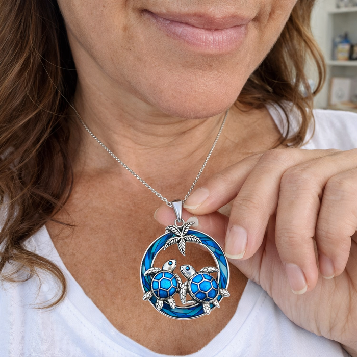 Turtle Necklace Tied to the Tide