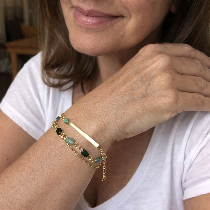 Olivia Moss Duo Bracelet