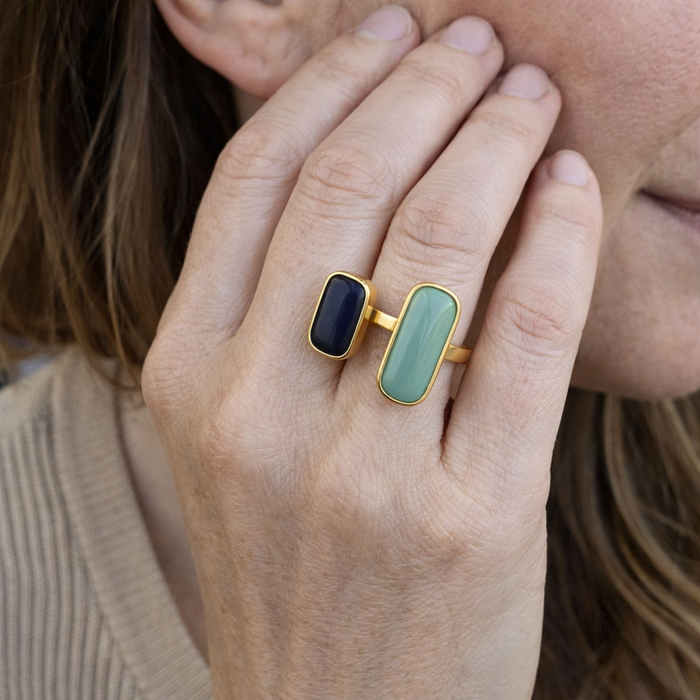 Kaelis Twisted Duo Ring