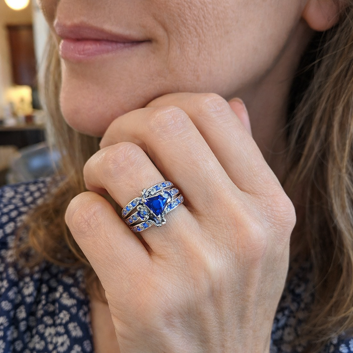 Eternal Luxury Azura Ring Set