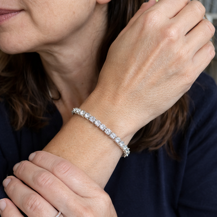 Tennis Bracelet Cluster Classic