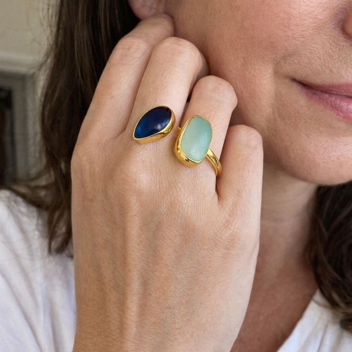 Kaelis Twisted Duo Ring