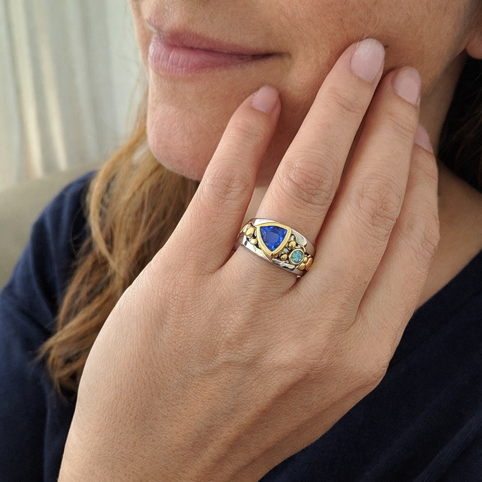 Ice Gem Antique Ring