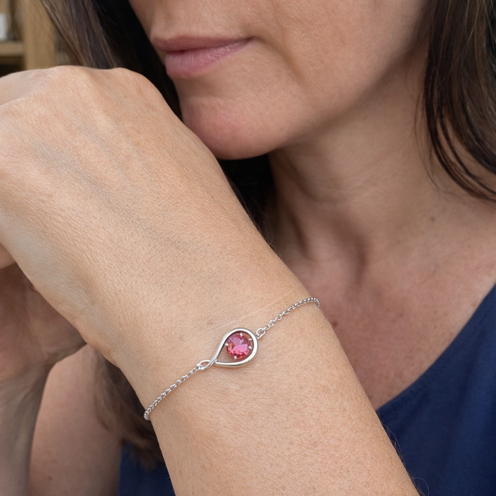 Infinity Ruby Bracelet