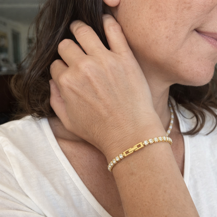 Vionelle Tennis Bracelet Marquise