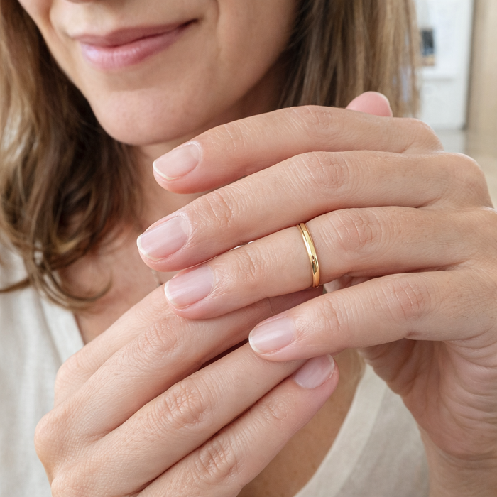 Thin Dome Ring