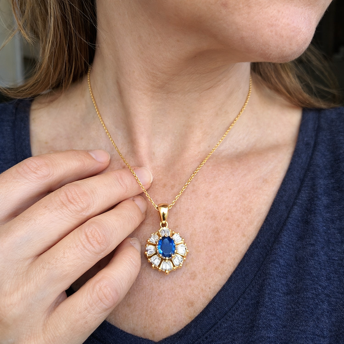 Kavella Noctazure Necklace
