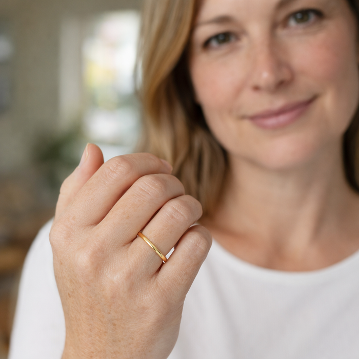Thin Dome Ring